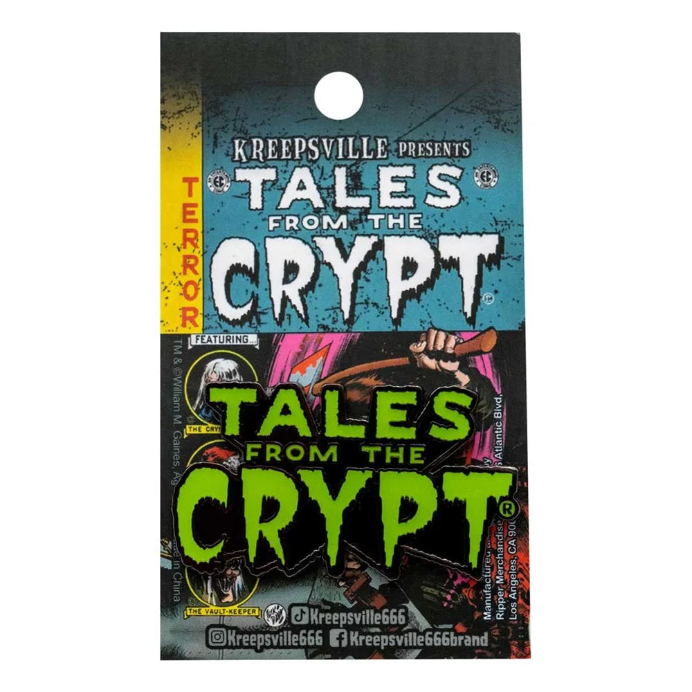 Tales From The Crypt Logo Glow Enamel Pin Badge