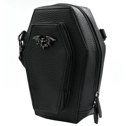 Coffin Mini Crossbody Bat Purse