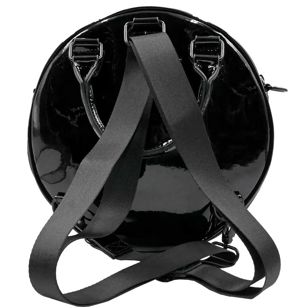 Eyeball Black Cat Backpack Purse