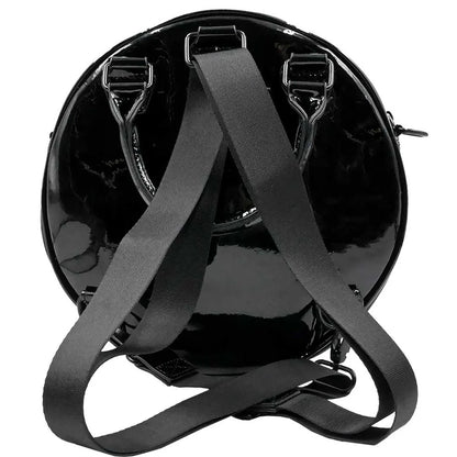 Eyeball Black Cat Backpack Purse