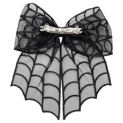 Spiderweb Lace Hair Bow