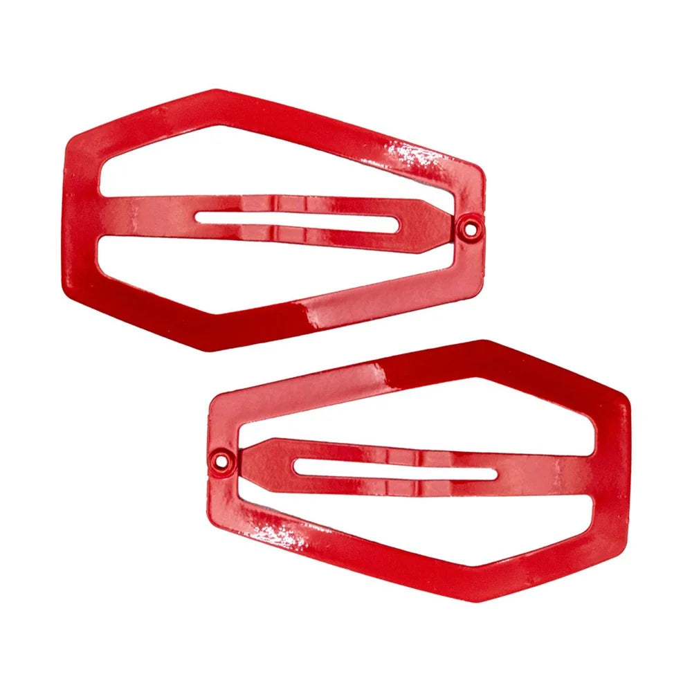 Coffin Snap Hair Clip Red