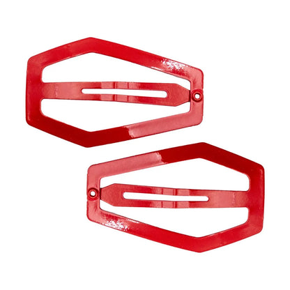 Coffin Snap Hair Clip Red