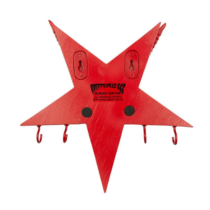 Goathead Wall Keyholder Hanger Red Gloss