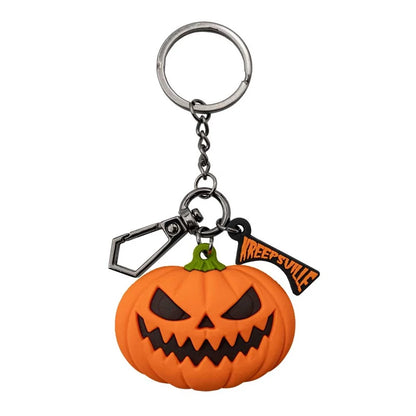 Pumpkin Orange 3D Flat Keychain