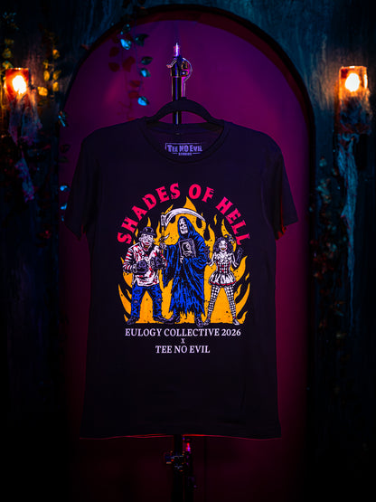 Shades of Hell T-Shirt by Tee No Evil