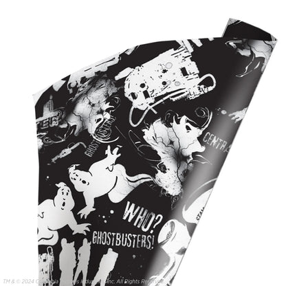 Ghostbusters - Black & White Wrapping Paper